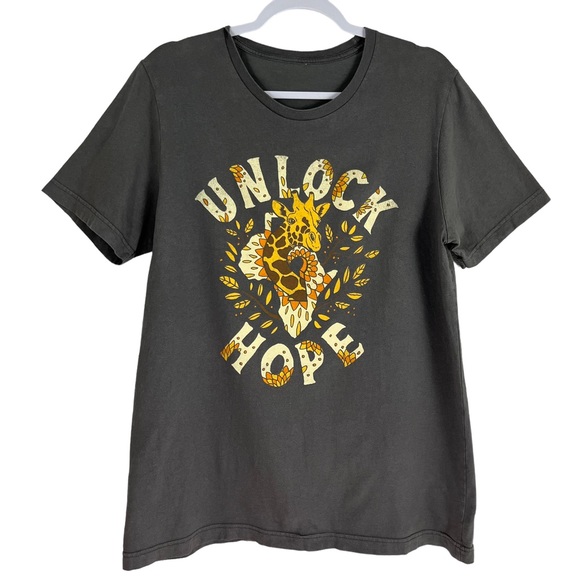 Unlock Hope giraffe tee - Picture 1 of 10